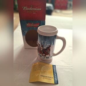 Budweiser Holiday Stein with Box